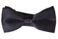 Poly Satin Bow Tie - Black